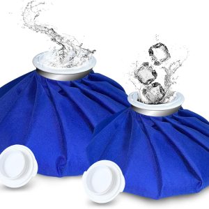 2 PCS Upgrade Ice Pack Injuries Reusable,11in & 9in Ice Bags Hot Water for Injuries, Soothe Pain and Stay Cool, Old School Style and Traditional Ice Packs, Versatile and Easy to Carry