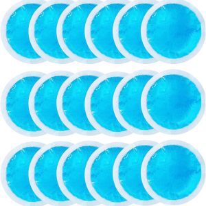 Hot & Cold Gel Packs for Pain Relief 18PCS Reusable Blue Cold Pack Ice Packs with Cloth Backing for Swelling, Bruises, Injuries, Surgery, Toothache (18 Pack)