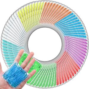 120 Pack Small Gel Ice Packs for Injuries, 4 x 4 Inch, Reusable Soft Cold Packs Bulk,  Ice Packs Hot Cold Compress for Pain Relief, Wisdom Teeth, Breast, Tired Eyes, Face, Headache